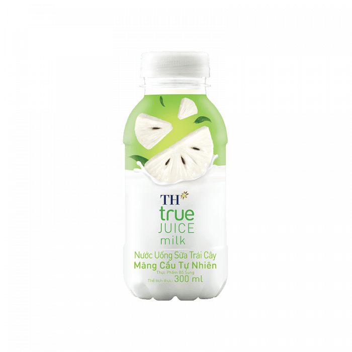 Nước Uống Sữa Trái Cây Mãng Cầu Tự Nhiên TH true JUICE milk 300MLX24